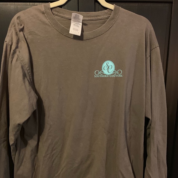 Gray long sleeve T-shirt - Picture 1 of 3